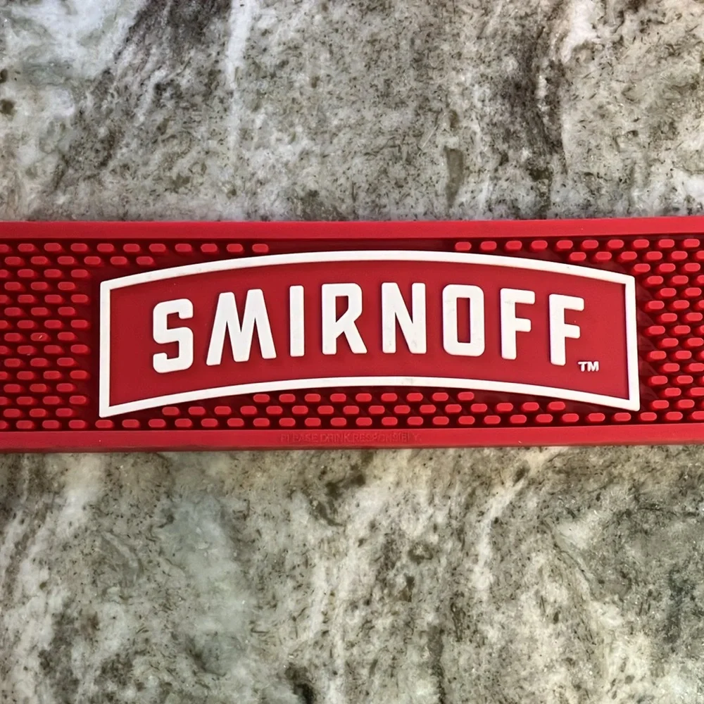 Smirnoff Bar Rail Mat New